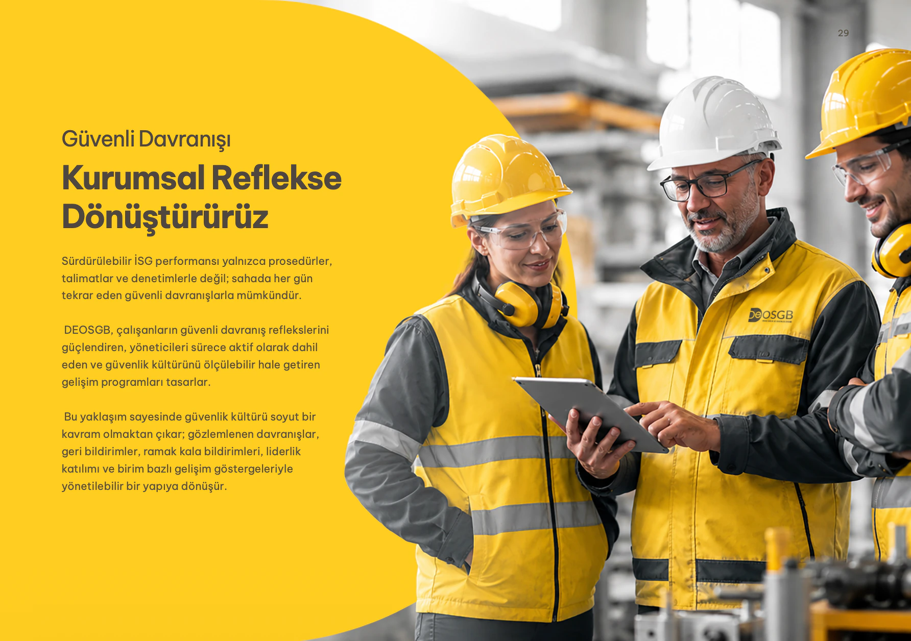 Güvenli Davranışı Kurumsal Reflekse Dönüştürürüz